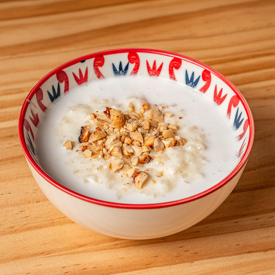 Tapioca con leche de coco