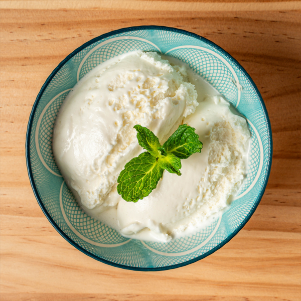 Helado de coco