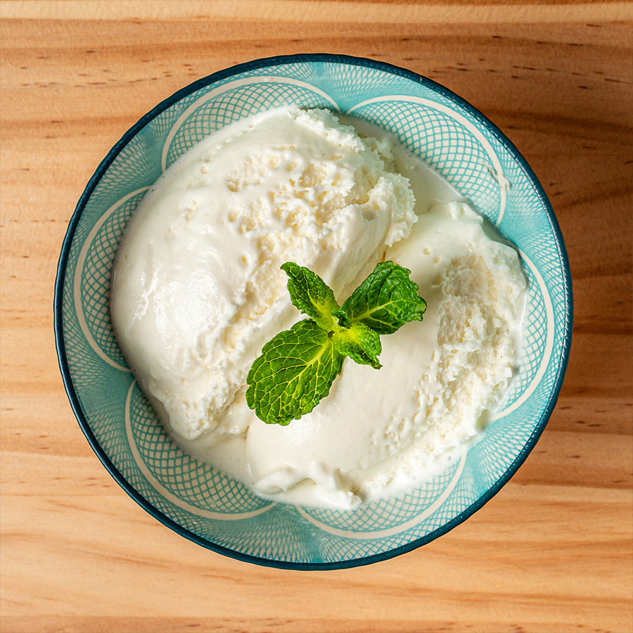 Helado de coco